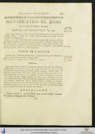 Prévarication De Juges