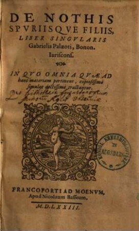 De nothis spuriisque filiis