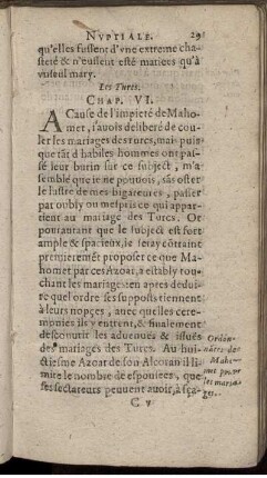 Les Tures. Chap. VI.