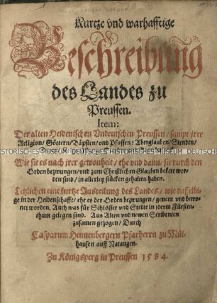 Chronik und Topographie von Ostpreußen