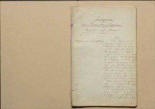 Instruktionen für Bedienstete des Königlichen Hoftheaters