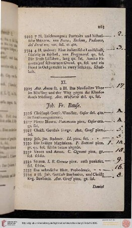XI. (Nr. 3325-3569)