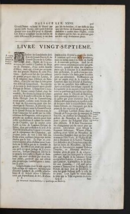 Livre Vingt-Septieme