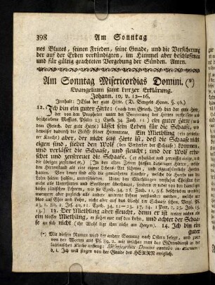 398-406, Am Sonntag Misericordias Domini