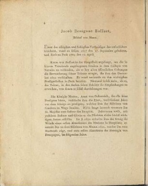 Jacob Benignus Boffuet, Bischof von Meaux.