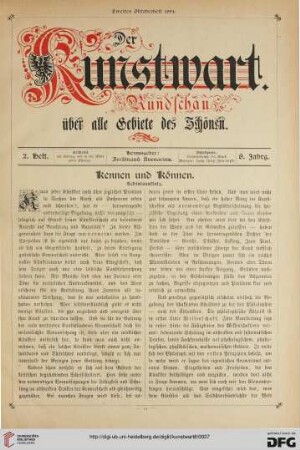 Kennen und Können, [2]