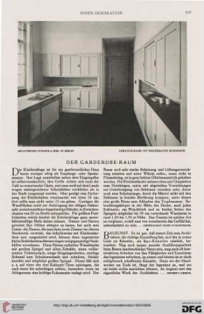 35: Der Garderobe-Raum