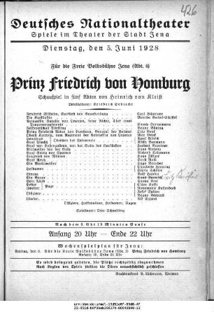Prinz Friedrich von Homburg