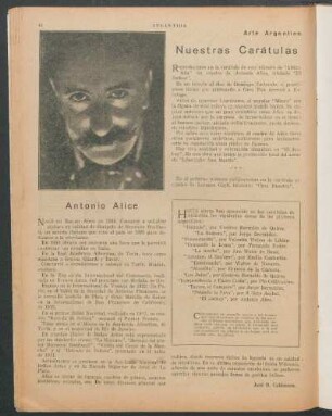 Antonio Alice : Nuestras carátulas. - Arte argentino