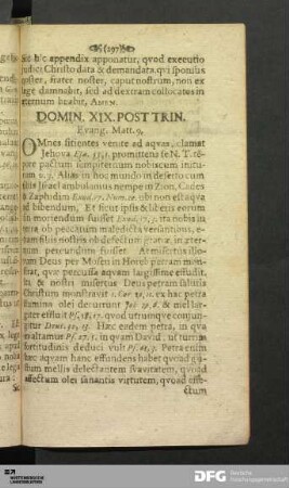 Domin. XIX. Post Trin.