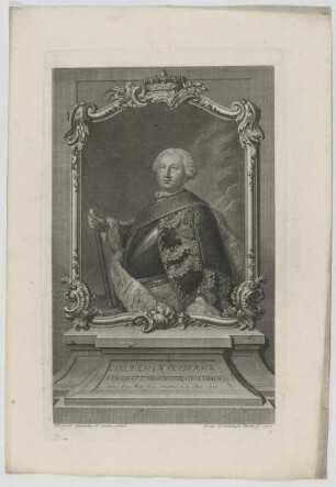 Bildnis des Karl Wilhelm Friedrich, Markgraf von Brandenburg-Ansbach