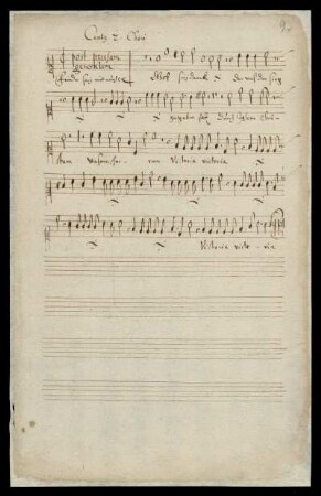 Cantus 2. Chori