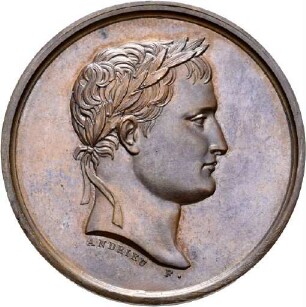 Medaille auf das Louvre Museum 1804