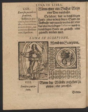 Luna In Scorpione. Mond im Scorpion.