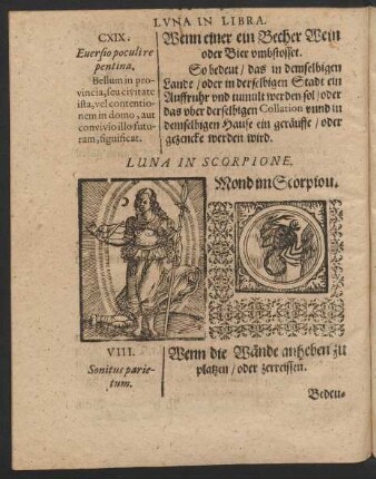 Luna In Scorpione. Mond im Scorpion.