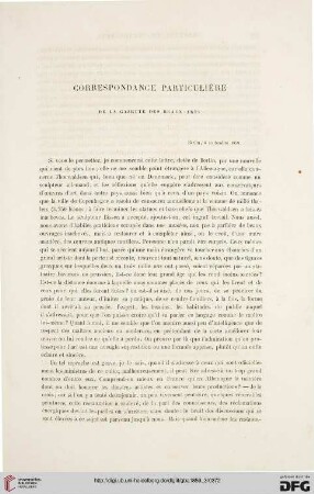 3: Correspondance particulière de la Gazette des Beaux-Arts