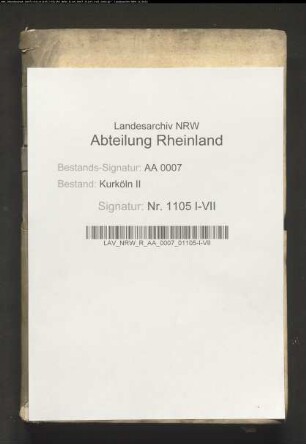 Status und Rechnungen der 1710-1720 ausgeschriebenen Simpla