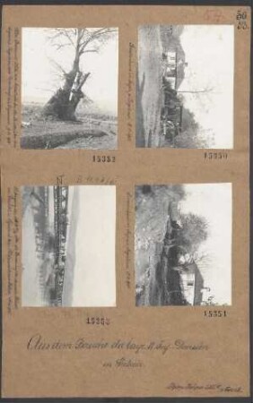 In Serbien: Übergang der LMK III/21 über die Donau auf der eisernen Brücke zw. Gradiste u. Fejerdomb beim Rückmarsch aus Serbien 16.11.1915