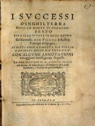 I successi d'inghilterra