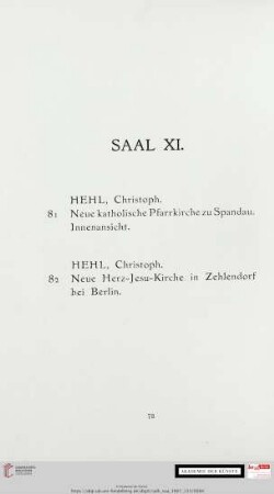 Saal XI