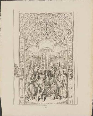 Lithographie: [Kreuzabnahme]. No. 15