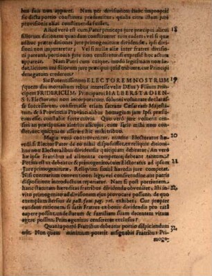 Dissertatio Juris Publici, De Jure Portionis Alimentariae, A Principe Primogenito In Ditionem Paternam Solum Succedente, Ultragenitis Germanorum Moribus Debitae