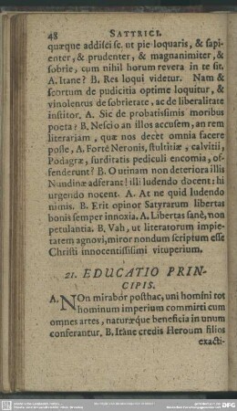 21. Educatio Principis