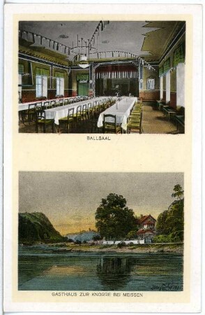 Meißen. Rest. z. Knorre - Saal