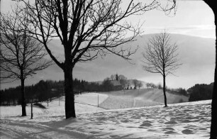 St. Peter; Lindenberg: Verschneite Straße beim Lindenberg