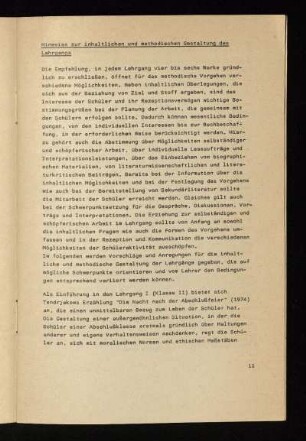 Hinweise zur inhaltlichen und methodischen Gestaltung des Lehrgangs