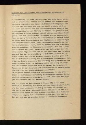 Hinweise zur inhaltlichen und methodischen Gestaltung des Lehrgangs