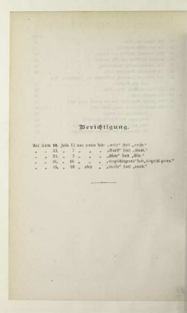 Berichtigung