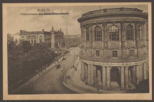 Ansichtskarte „Museum für Völkerkunde“ und „Palais Prinz Albrecht“, Stresemannstraße