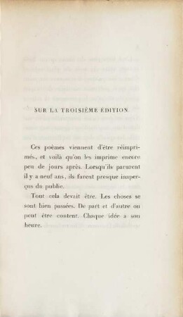 Sur La Troisième Édition.