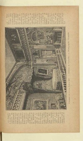 Chambre et lit de Louis XIV. - Château de Versailles. - Photographie Neurdein