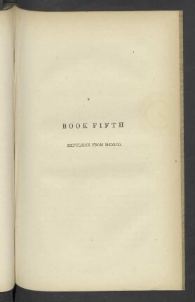 Book Fifth. Expulsion from Mexico