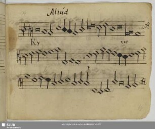 [Stoltzer, Thomas:] [Missa]