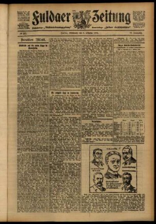 Zweite Ausgabe vom Mittwoch, den 03. Oktober 1906.