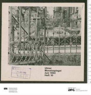 Programm 10. Monatsabschnitt 1961/1962