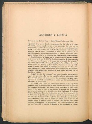 Autores y libros