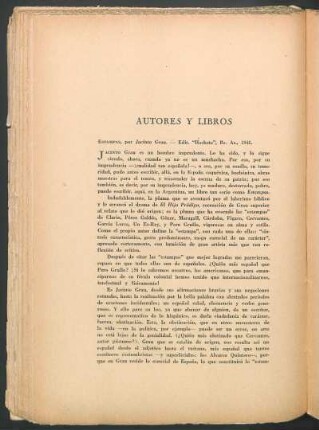 Autores y libros