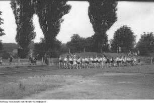 Dresden, Neustadt, Bärnsdorfer Straße, 1. Sportfest, Bühlau, 1. Schwimmfest des Kommunalen Sportes, 5.August 1945