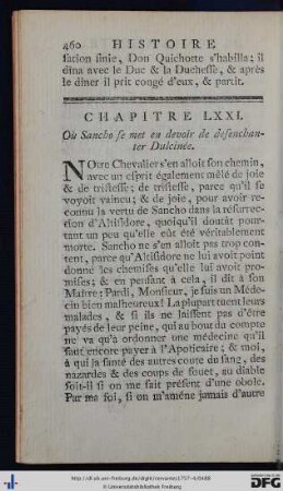 Chap. LXXI - LXXIII.