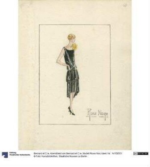 Abendkleid von Bernard et C.ie, Modell Rose Noir