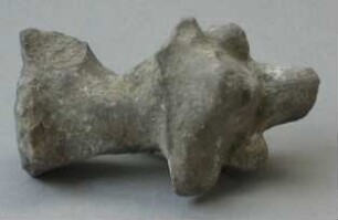 Fragment einer Tonrassel (Tonkopf)