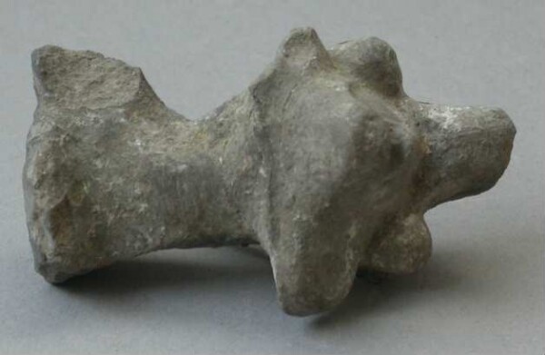 Fragment of a clay rattle (clay head)