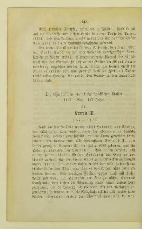 31. Konrad III. 1137 - 1152
