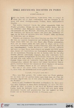 5: Drei deutsche Dichter in Paris