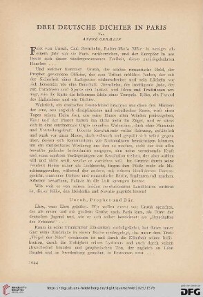 5: Drei deutsche Dichter in Paris