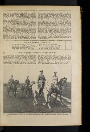Generalfeldmarschall von Mackensen, der Führer der deutsch=bulgarischen Truppen.